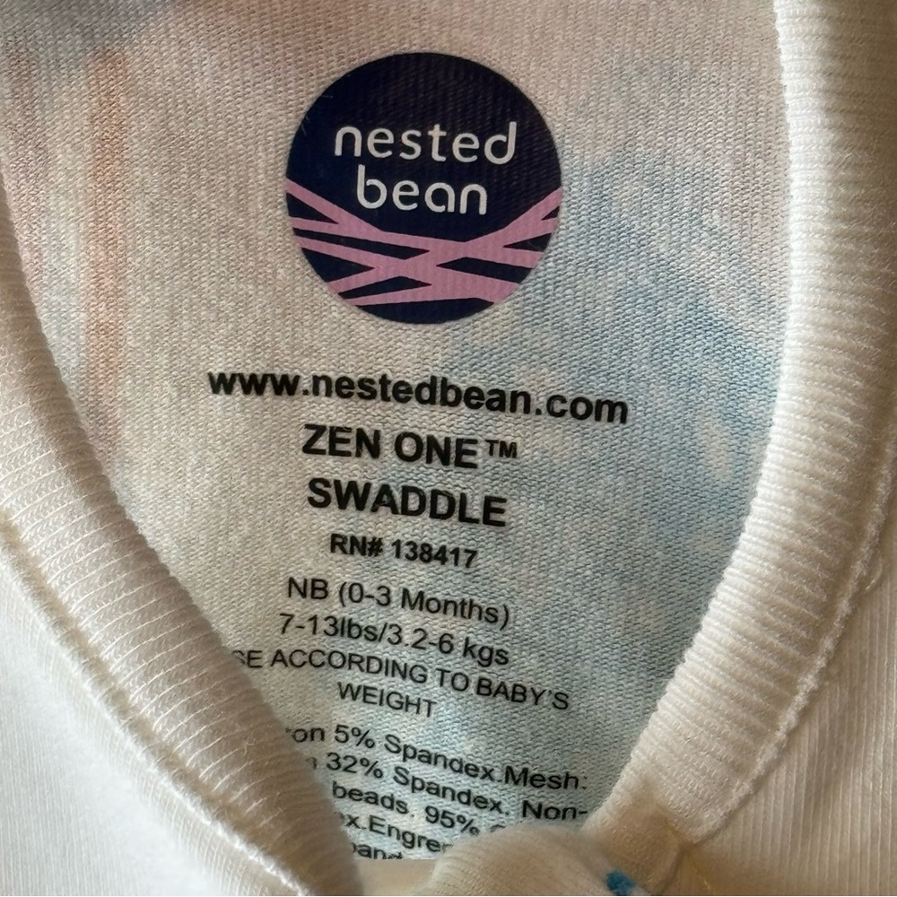 White Scribble Print Sleep Sack - Baby Pajamas - Picture 7 of 8